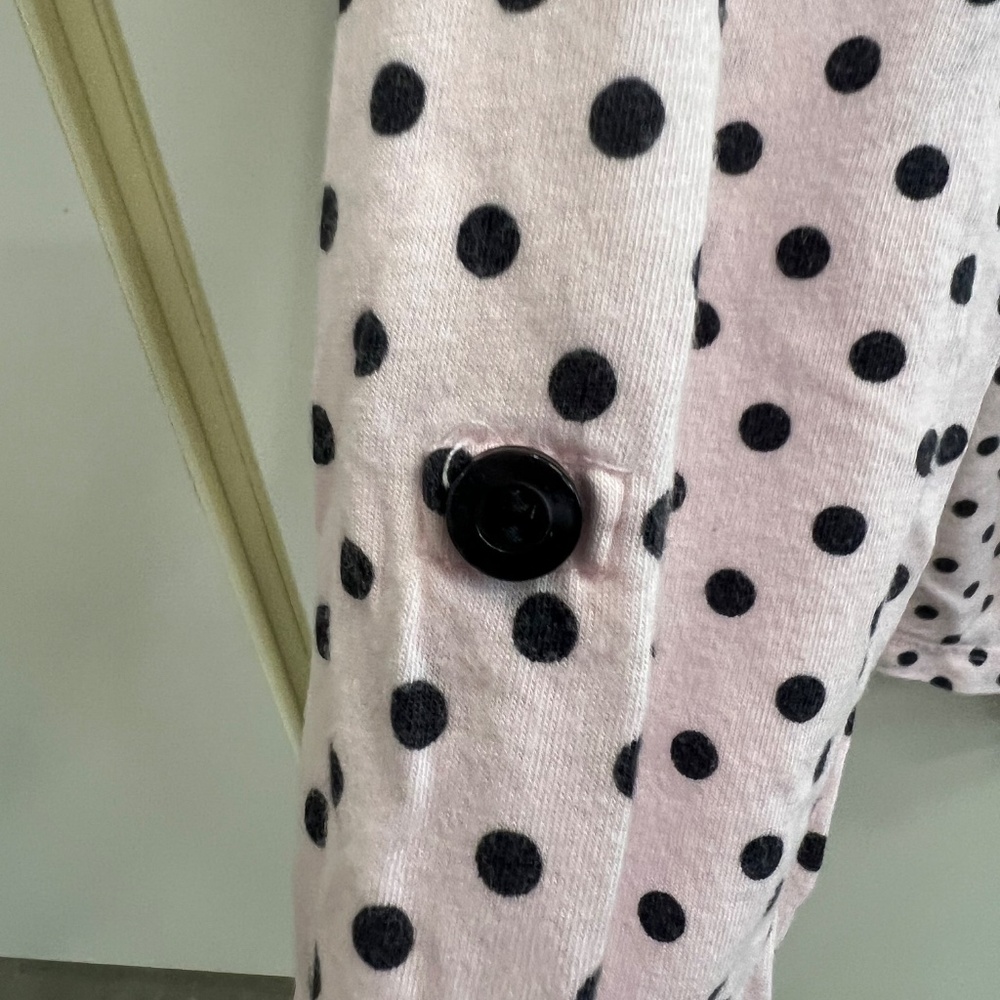 PJ Salvage- Women's PJ SET- Size XS-Pink w/Black Polka-Dots - Picture 7 of 9